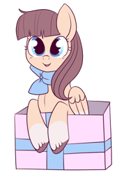 Size: 436x647 | Tagged: safe, artist:lulubell, oc, oc only, oc:honeyblossom, pegasus, pony, female, mare, neck bow, present, simple background, transparent background