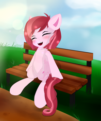 Size: 1500x1800 | Tagged: safe, artist:nihithebrony, oc, oc only, oc:cherry spring, happy