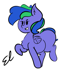 Size: 927x903 | Tagged: safe, artist:somefrigginnerd, oc, oc only, oc:felicity stars, pegasus, pony, blank flank, chest fluff, chibi, chubby, female, mare, old timey, signature, simple background, solo, transparent background