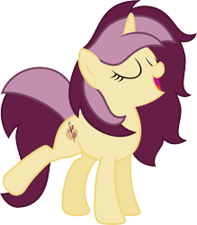 Size: 5500x6265 | Tagged: safe, artist:pilot231, oc, oc only, oc:lannie lona, absurd resolution, cutie mark, eyes closed, gift art, simple background, singing, solo, transparent background, vector