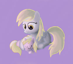 Size: 1548x1355 | Tagged: safe, artist:grennadder, derpy hooves, dinky hooves, pegasus, pony, cute, dinkabetes, equestria's best mother, female, headcanon, mare, mother and child, mother and daughter, parent and child, sleeping