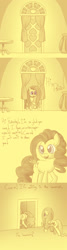 Size: 700x2600 | Tagged: safe, artist:lesang, fluttershy, pinkie pie, earth pony, pegasus, pony, ask murdershy, plot, tumblr