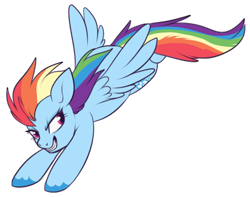 Size: 453x357 | Tagged: safe, artist:lulubell, derpibooru import, rainbow dash, pegasus, pony, simple background, solo, transparent background