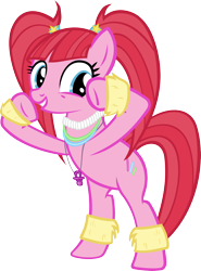 Size: 2786x3763 | Tagged: safe, artist:ironm17, pacific glow, dancing, glowstick, leg warmers, pacifier, simple background, solo, transparent background, vector