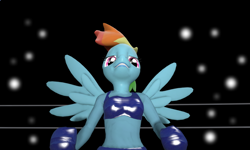 Size: 1024x614 | Tagged: safe, artist:dragonboi471, derpibooru import, rainbow dash, anthro, 3d, boxing, gmod, solo