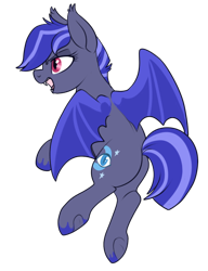 Size: 426x555 | Tagged: safe, artist:lulubell, derpibooru import, oc, oc only, oc:night watch, bat pony, pony, plot, simple background, transparent background, underhoof