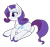 Size: 550x519 | Tagged: safe, artist:lulubell, derpibooru import, rarity, pony, unicorn, hoof polish, nail polish, piercing, plot, simple background, solo, transparent background, underhoof