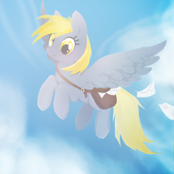 Size: 1500x1500 | Tagged: safe, artist:anti-time, derpy hooves, pegasus, pony, female, mare, solo