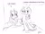 Size: 1280x960 | Tagged: safe, artist:silfoe, derpibooru import, princess cadance, shining armor, alicorn, pony, unicorn, book, concerned, disturbance in the force, grayscale, hair curlers, monochrome, reading, royal sketchbook