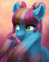 Size: 800x1000 | Tagged: safe, artist:silentwulv, oc, oc only, oc:raspberry sherbet, pegasus, pony, solo