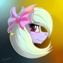 Size: 2000x2000 | Tagged: safe, artist:twotail813, flitter, bust, cute, portrait, rcf community, solo