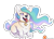 Size: 1375x1000 | Tagged: safe, artist:alasou, derpibooru import, princess celestia, dog, cheek fluff, chest fluff, collar, corgi, cute, cutelestia, ear fluff, fangs, female, fluffy, leg fluff, looking up, open mouth, patreon, patreon logo, shoulder fluff, simple background, sitting, smiling, solo, species swap, sunmutt, tongue out, transparent background