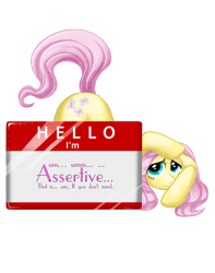 Size: 800x1013 | Tagged: safe, artist:jewelscore, fluttershy, pegasus, pony, hiding, sign, simple background, solo, transparent background