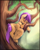 Size: 1688x2136 | Tagged: safe, artist:bantha, derpibooru import, scootaloo, pegasus, pony, eyes closed, female, sleeping, smiling, solo, tree, underhoof