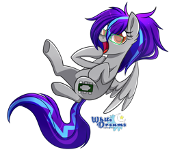 Size: 2519x2278 | Tagged: safe, artist:xwhitedreamsx, oc, oc only, oc:megabyte, pegasus, pony, simple background, solo, transparent background