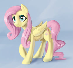 Size: 1048x980 | Tagged: safe, artist:silfoe, derpibooru import, fluttershy, pegasus, pony, cute, looking at you, raised hoof, shyabetes, smiling, solo