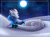 Size: 1600x1187 | Tagged: safe, artist:magnaluna, derpibooru import, princess luna, oc, oc:zefiroth, alicorn, dragon, pony, canon x oc, clothes, eyes closed, moon, night, prone, shipping, smiling, snow, snuggling, socks, striped socks