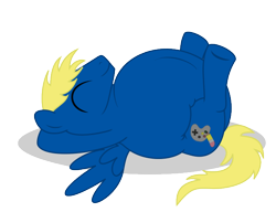 Size: 650x500 | Tagged: safe, artist:kdogfour, oc, oc only, pegasus, pony, fat, male, obese