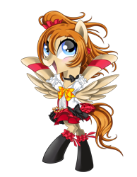 Size: 1024x1317 | Tagged: safe, artist:okapifeathers, derpibooru import, love live! school idol project, ponified, solo