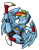 Size: 600x777 | Tagged: safe, artist:molochtdl, derpibooru import, rainbow dash, anthro, armpits, dragon ball z, flexible, kicking, muscles, solo