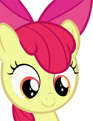 Size: 9940x12859 | Tagged: safe, artist:cyanlightning, apple bloom, on your marks, .svg available, absurd resolution, adorabloom, cute, simple background, smiling, solo, transparent background, vector