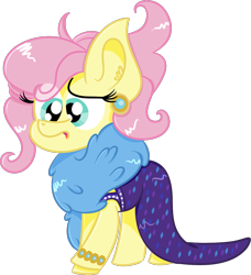 Size: 1181x1296 | Tagged: safe, artist:pastelhorses, color edit, edit, fluttershy, pegasus, pony, viva las pegasus, colored, impossibly rich, scene interpretation, simple background, solo, that was fast, transparent background