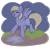 Size: 612x594 | Tagged: safe, artist:lulubell, derpibooru import, derpy hooves, pegasus, pony, female, mare, rain, solo