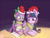 Size: 1400x1050 | Tagged: safe, artist:alasou, derpibooru import, spike, twilight sparkle, twilight sparkle (alicorn), alicorn, dragon, pony, baby, baby dragon, chocolate, christmas, clothes, cup, cute, cutie mark, drink, female, food, hat, hearth's warming, hot chocolate, implied rarity, looking down, male, mare, name tag, paper, patreon, patreon logo, present, prone, santa hat, scarf, shared clothing, shared scarf, signature, sitting, spikabetes, tape, twiabetes, watermark, wrapping, wrapping paper