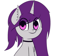 Size: 1112x1032 | Tagged: safe, artist:kimjoman, oc, oc only, oc:wicked silly, pony, accessories, cute, ear piercing, earring, jewelry, looking at you, ms paint, piercing, simple background, solo, white background