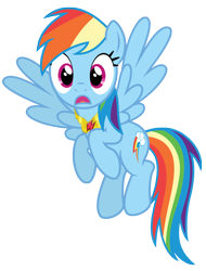 Size: 3077x4047 | Tagged: safe, artist:estories, rainbow dash, pegasus, pony, element of loyalty, simple background, solo, transparent background, vector