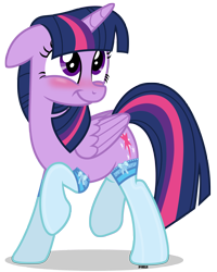 Size: 3000x3750 | Tagged: safe, artist:a4r91n, twilight sparkle, twilight sparkle (alicorn), alicorn, pony, blushing, clothes, cute, female, floppy ears, folded wings, looking up, mare, raised hoof, shy, simple background, smiling, socks, solo, stockings, sweet dreams fuel, transparent background, twiabetes, vector