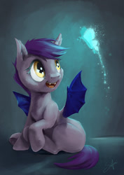 Size: 848x1200 | Tagged: safe, artist:silfoe, derpibooru import, oc, oc only, bat pony, butterfly, pony, baby, baby pony, cute, female, filly, royal sketchbook, solo