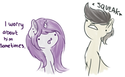 Size: 1280x788 | Tagged: safe, artist:wickedsilly, oc, oc only, oc:keith, oc:wicked silly, pony, unicorn, duo, ponysona