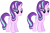 Size: 13615x8977 | Tagged: safe, artist:cyanlightning, starlight glimmer, pony, unicorn, every little thing she does, .svg available, absurd resolution, double, duality, self ponidox, simple background, transparent background, vector