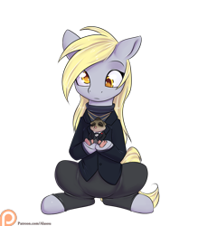 Size: 1400x1600 | Tagged: safe, artist:alasou, derpibooru import, derpy hooves, pegasus, pony, crossover, female, mafia, mare, mob boss, mr. big (zootopia), patreon, patreon logo, simple background, transparent background, zootopia