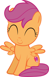 Size: 5419x8396 | Tagged: safe, artist:scootaion, scootaloo, newbie dash, absurd resolution, cute, cutealoo, cutie mark, simple background, solo, the cmc's cutie marks, transparent background, vector