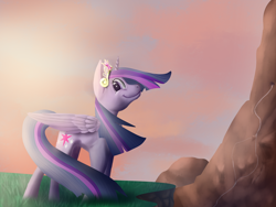 Size: 2000x1500 | Tagged: safe, artist:electricluxray, twilight sparkle, twilight sparkle (alicorn), alicorn, pony, solo