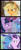 Size: 804x1948 | Tagged: safe, artist:satouyuka, derpibooru import, applejack, starlight glimmer, trixie, twilight sparkle, twilight sparkle (alicorn), alicorn, earth pony, pony, no second prances, comic, counterparts, fake smile, female, frown, lesbian, magical trio, mare, scene interpretation, shipping, smirk, startrix, twilight's counterparts