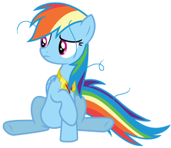 Size: 4564x3944 | Tagged: safe, artist:estories, rainbow dash, pegasus, pony, element of loyalty, messy mane, simple background, solo, transparent background, vector