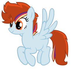 Size: 1408x1328 | Tagged: safe, artist:sapphireartemis, oc, oc only, offspring, parent:flash sentry, parent:rainbow dash, parents:flashdash, simple background, smiling, solo