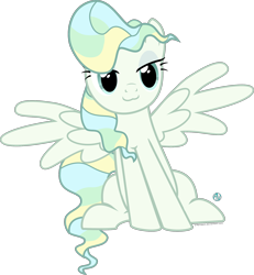 Size: 1800x1952 | Tagged: safe, artist:arifproject, vapor trail, pony, top bolt, :3, cute, lidded eyes, simple background, sitting catface meme, solo, transparent background, vaporbetes, vector