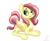 Size: 2200x1800 | Tagged: safe, artist:thegraid, fluttershy, pegasus, pony, female, mare, sketch, solo