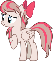 Size: 8149x9471 | Tagged: safe, artist:pink1ejack, angel wings, top bolt, absurd resolution, bow, cute, hair bow, make a wish, make a wish foundation, raised hoof, simple background, smiling, solo, transparent background, vector