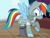 Size: 540x415 | Tagged: safe, screencap, rainbow dash, pegasus, pony, dungeons and discords, dungeons and dragons, fantasy class, ogres and oubliettes, outfit catalog, rainbow rogue, rogue, solo, thief