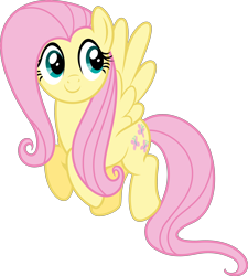 Size: 3000x3332 | Tagged: safe, artist:vulthuryol00, fluttershy, pegasus, pony, .svg available, flying, looking away, simple background, solo, transparent background, vector