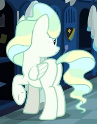 Size: 307x392 | Tagged: safe, screencap, vapor trail, pony, top bolt, cropped, female, mare, plot, solo