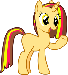 Size: 1466x1603 | Tagged: safe, artist:peahead, oc, oc only, oc:cherry lights, pony, unicorn, show accurate, simple background, solo, transparent background, vector