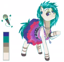 Size: 2088x2048 | Tagged: safe, artist:somepony-ul, oc, oc only, earth pony, pony, adoptable, clothes, female, mare, reference sheet, skirt, solo