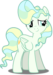 Size: 3530x5000 | Tagged: safe, artist:dashiesparkle, vapor trail, pegasus, pony, top bolt, cute, female, mare, simple background, smiling, solo, transparent background, vaporbetes, vector