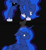 Size: 1024x1117 | Tagged: safe, artist:angellstarcake, princess luna, alicorn, pony, female, horn, mare, solo, watermark